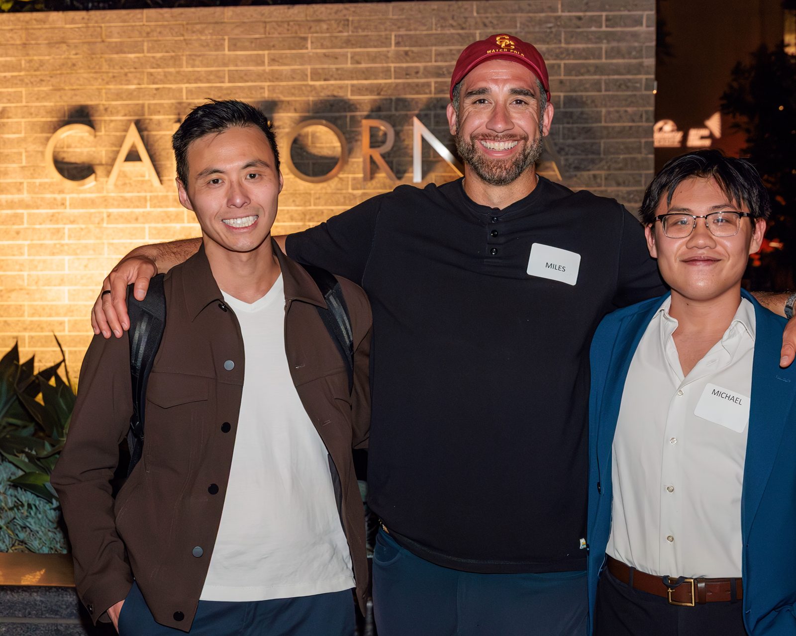 Troy Collective founders and members at a Bay Area event